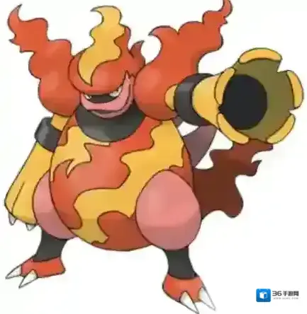 口袋妖怪日月鸭嘴炎兽