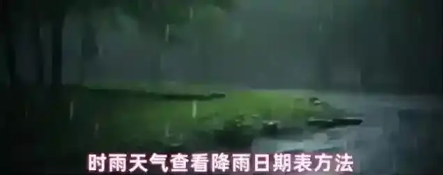 时雨天气日期表