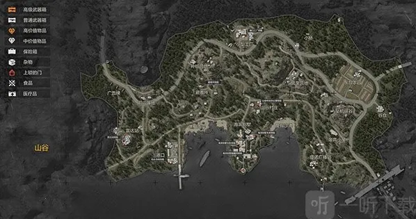 暗区突围山谷地图有什么物资 山谷地图物资分布图
