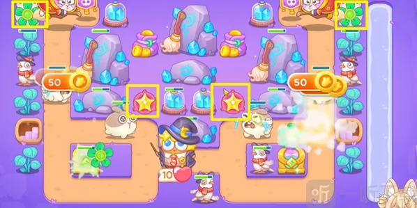 保卫萝卜4阿波与魔法宝藏第17关怎么通关 第17关通关攻略大全