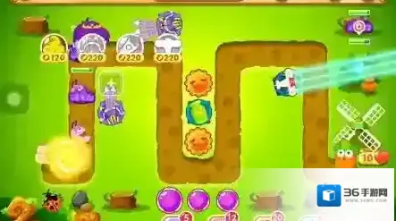 保卫萝卜2 42关水晶金萝卜攻略