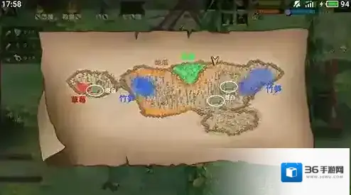 挨饿荒野泰国丛林资源分布图  食材分布介绍攻略