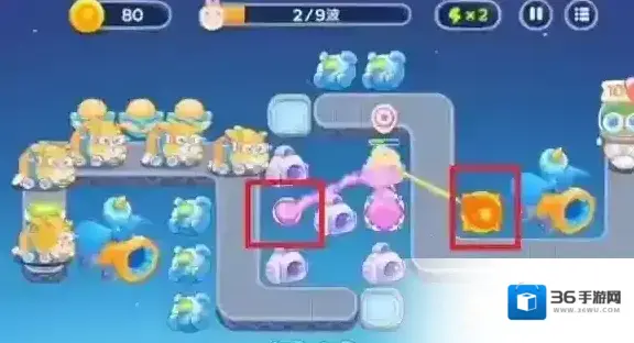 保卫萝卜4在中间