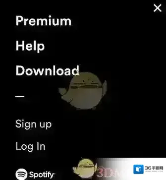 Spotify页面