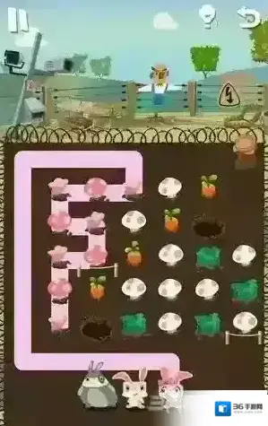 兔子复仇记穿过大火第26关怎么过 第五章26关三星图文攻略