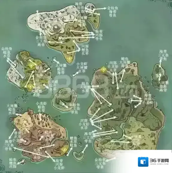 创造与魔法水产和蚯蚓哪里多 部分水产与捡蚯蚓宝地汇总