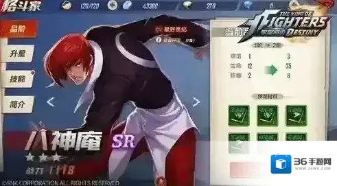 拳皇命运八神庵人物介绍 八神庵故事介绍