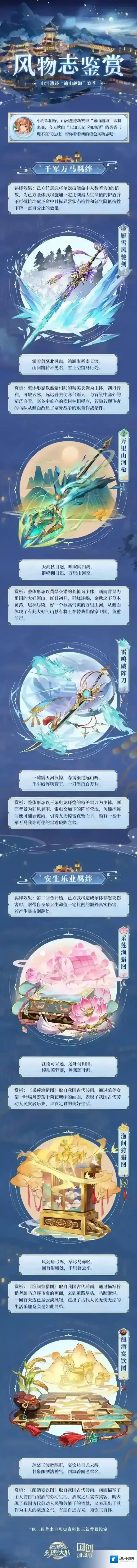 ​三国志幻想大陆 风物志鉴赏｜山河遗迹“逾山越海”赛季橙色风物志抢先看！ ​​​