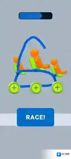 画辆碰碰车划线