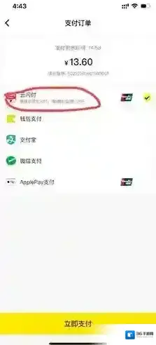 俺来也支付页面