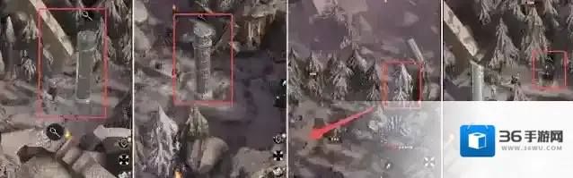 地下城堡4：骑士与破碎编年史地图上