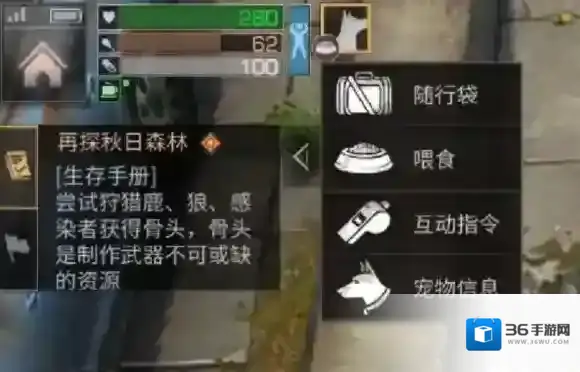 明日之后怎么喂狗吃东西 喂狗方法介绍