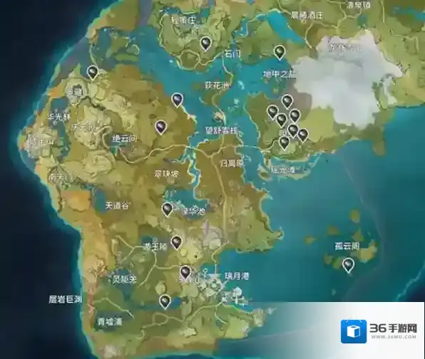 原神夜泊石采集位置一览