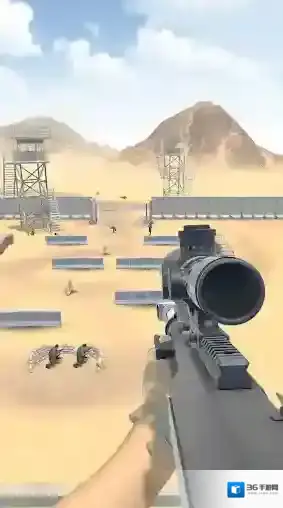 狙击手围攻射击