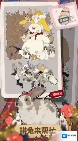 挤在一起的兔兔兔兔