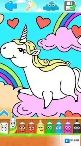 小公主画画世界颜色