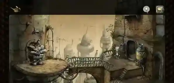 机械迷城轮椅老头要的葵花油位置