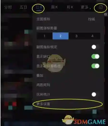东方财富更多设置