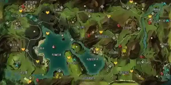 凯席斯山探索点有哪些 分别在哪些地方