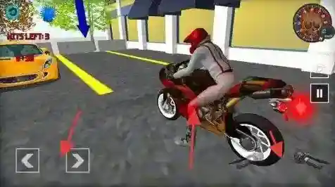 摩托车停车模拟摩托车