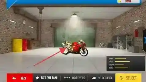 摩托车停车模拟停车