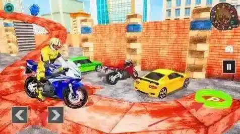 摩托车停车模拟模拟