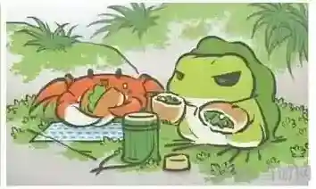 旅行青蛙草地野餐明信片介绍 草地野餐图鉴