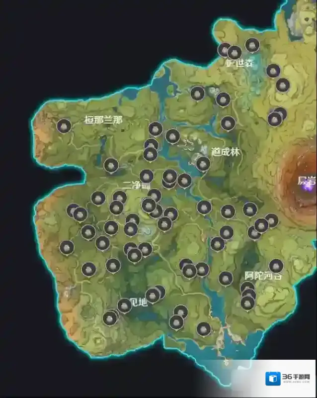 原神兰那罗在哪里？原神兰那罗分布位置介绍