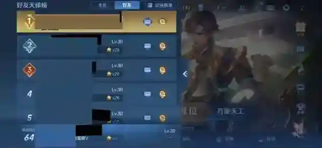 王者荣耀排名榜