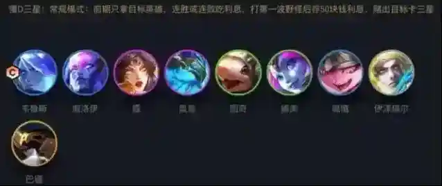 金铲铲之战棋子