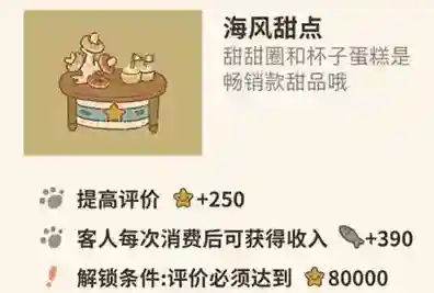 动物餐厅海风甜点怎么解锁 甜点获取方法攻略