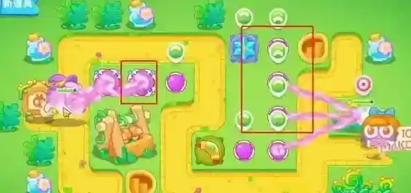 保卫萝卜4在中间